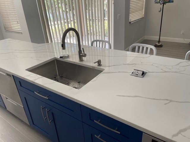 Transitional Kitchen Remodel in Naples, FL by Corinto Decor, LLC project photo 7