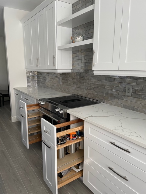 Transitional Kitchen Remodel in Naples, FL by Corinto Decor, LLC project photo 5