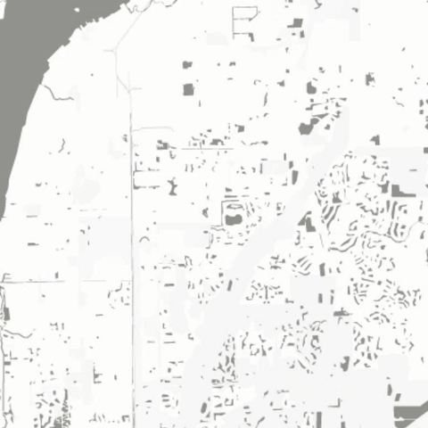 Map of South Fort Meyers, FL